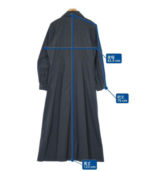 SHIPS any（シップスエニィ）シャツワンピース 紺 サイズ:F レディース/2200672070082