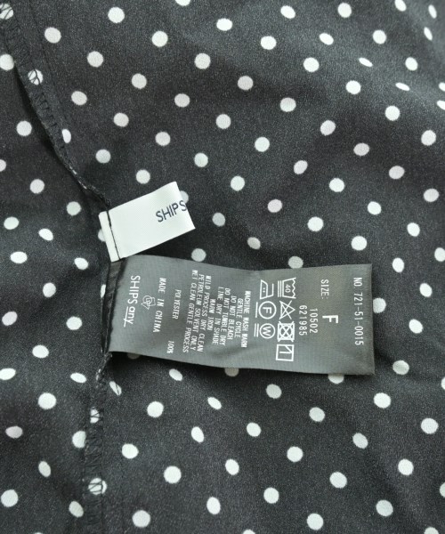 SHIPS any（シップスエニィ）ブラウス 黒 サイズ:F レディース/2200673882080