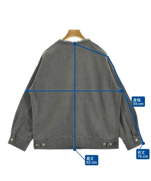 SHIPS any（シップスエニィ）デニムジャケット グレー サイズ:F レディース/2200673425065