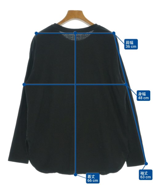 SHIPS any（シップスエニィ）Tシャツ・カットソー 黒 サイズ:F レディース/2200675281188