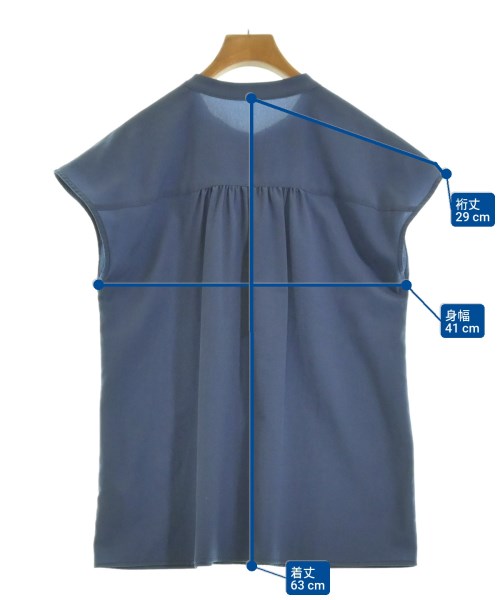 SHIPS any（シップスエニィ）ブラウス 青 サイズ:F レディース/2200676692037