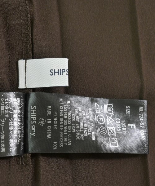 SHIPS any（シップスエニィ）ワンピース 茶 サイズ:F レディース/2200676640113