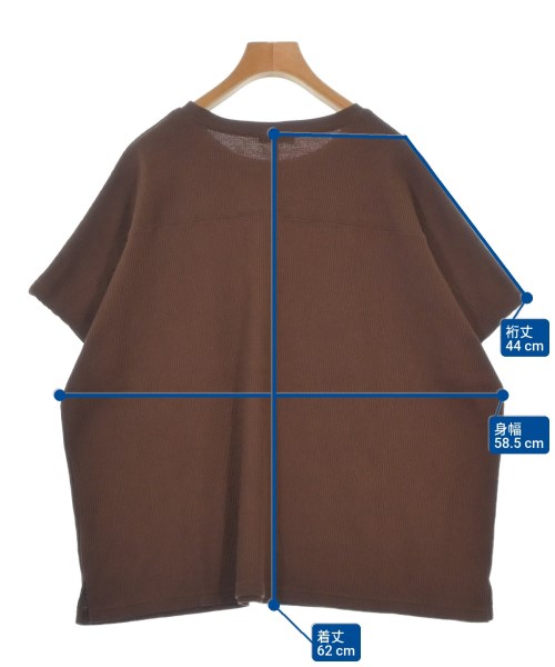 SHIPS any（シップスエニィ）Tシャツ・カットソー 茶 サイズ:F レディース/2200688955076