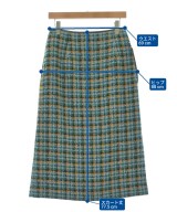SHIPS any（シップスエニィ）ロング・マキシ丈スカート 緑 サイズ:38(M位) レディース/2200691943114