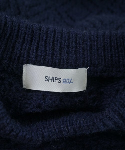 SHIPS any（シップスエニィ）ニット・セーター 紺 サイズ:F レディース/2200691094090