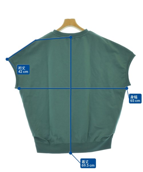 SHIPS any（シップスエニィ）Tシャツ・カットソー 緑 サイズ:F レディース/2200694375035