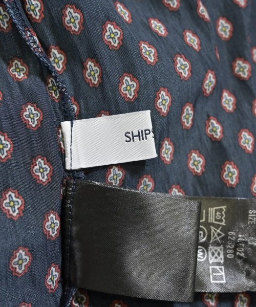 SHIPS any（シップスエニィ）シャツワンピース 紺 サイズ:F レディース/2200644971065