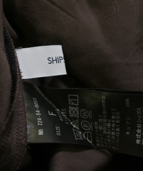 SHIPS any（シップスエニィ）ワンピース 茶 サイズ:F レディース/2200650182073