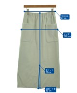 SHIPS any（シップスエニィ）ロング・マキシ丈スカート 緑 サイズ:38(M位) レディース/2200648507048