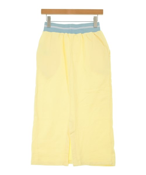 SHIPS any（シップスエニィ）ひざ丈スカート 黄 サイズ:F レディース/2200656666027