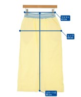 SHIPS any（シップスエニィ）ひざ丈スカート 黄 サイズ:F レディース/2200656666027