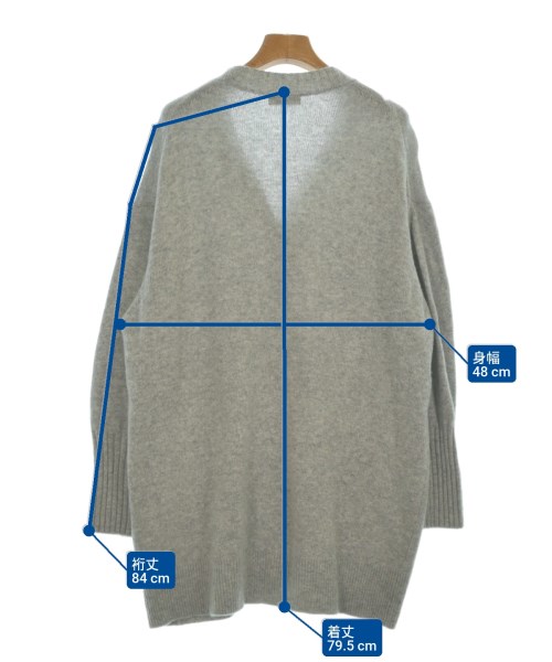 SHIPS any（シップスエニィ）カーディガン グレー サイズ:F レディース/2200656373062