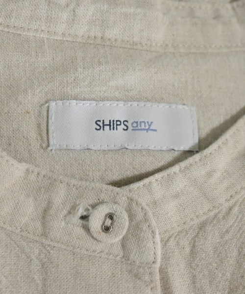 SHIPS any（シップスエニィ）カジュアルシャツ ベージュ サイズ:F レディース/2200659145161