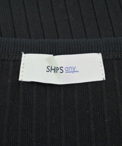SHIPS any（シップスエニィ）Tシャツ・カットソー 黒 サイズ:F レディース/2200712510059