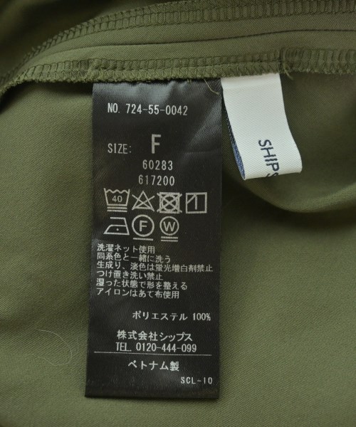 SHIPS any（シップスエニィ）ワンピース カーキ サイズ:F レディース/2200640833046