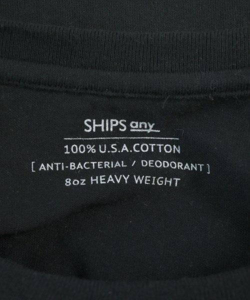 SHIPS any（シップスエニィ）Tシャツ・カットソー 黒 サイズ:F レディース/2200643278066