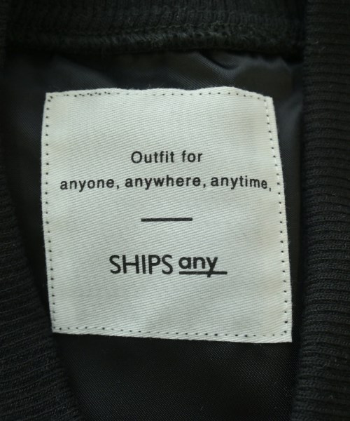 SHIPS any（シップスエニィ）ブルゾン 黒 サイズ:F レディース/2200640161101