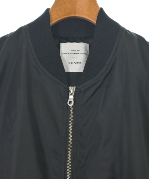 SHIPS any（シップスエニィ）ブルゾン 黒 サイズ:F レディース/2200640161101