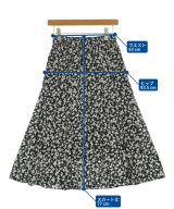 SHIPS any（シップスエニィ）ロング・マキシ丈スカート 黒 サイズ:36(S位) レディース/2200646648026