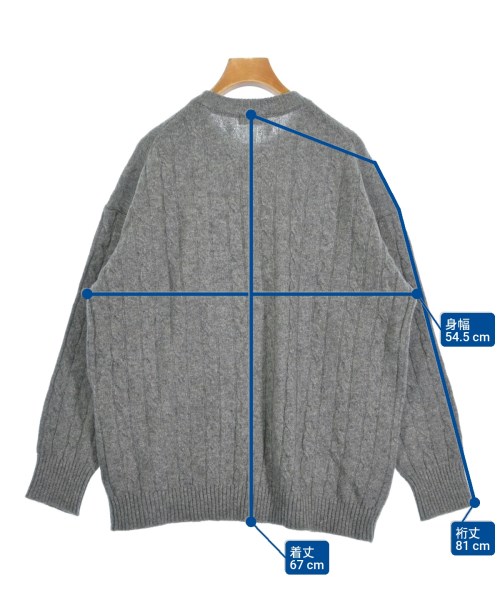 SHIPS any（シップスエニィ）カーディガン グレー サイズ:F レディース/2200648061014