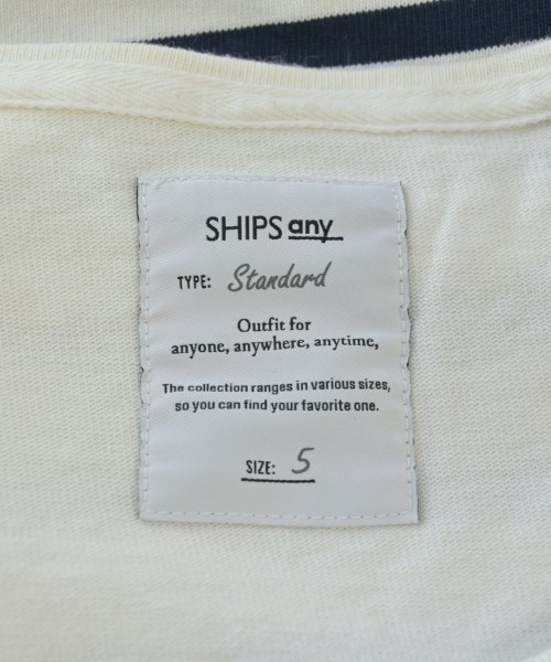 SHIPS any（シップスエニィ）Tシャツ・カットソー 白 サイズ:5(XXL位) レディース/2200646865072