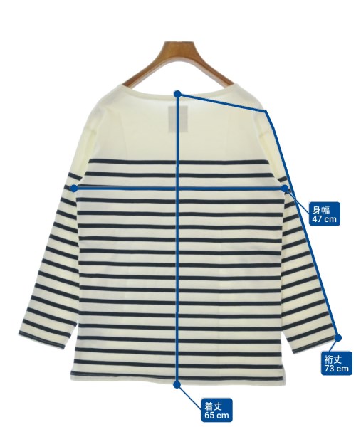 SHIPS any（シップスエニィ）Tシャツ・カットソー 白 サイズ:5(XXL位) レディース/2200646865072