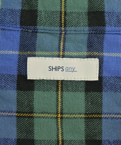 SHIPS any（シップスエニィ）シャツワンピース 青 サイズ:F レディース/2200698011014