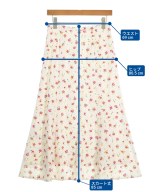 SHIPS any（シップスエニィ）ひざ丈スカート 白 サイズ:38(M位) レディース/2200704368187