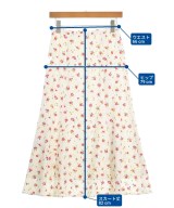 SHIPS any（シップスエニィ）ひざ丈スカート 白 サイズ:36(S位) レディース/2200704368200