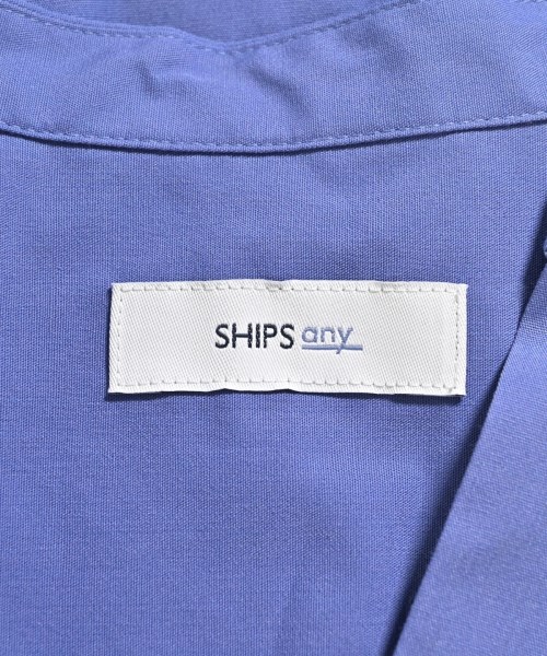 SHIPS any（シップスエニィ）カジュアルシャツ 青 サイズ:36(S位) レディース/2200703282064