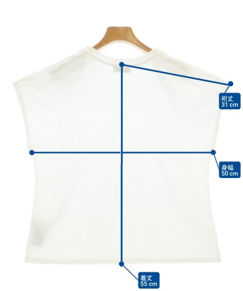 SHIPS any（シップスエニィ）Tシャツ・カットソー 白 サイズ:F レディース/2200706042016