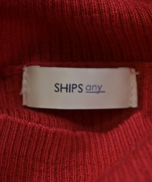SHIPS any（シップスエニィ）ニット・セーター 赤 サイズ:F レディース/2200705643443
