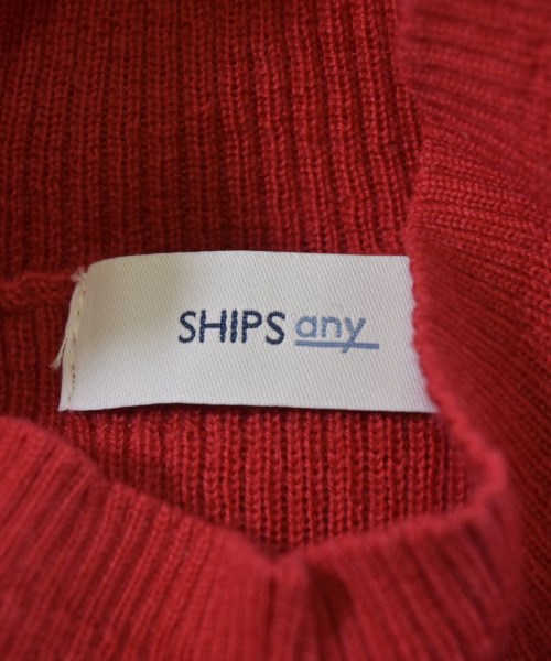 SHIPS any（シップスエニィ）ニット・セーター 赤 サイズ:F レディース/2200705643443