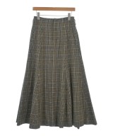 SHIPS any（シップスエニィ）ロング・マキシ丈スカート 茶 サイズ:38(M位) レディース/2200705698276