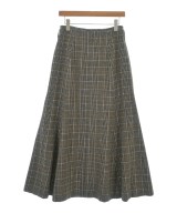 SHIPS any（シップスエニィ）ロング・マキシ丈スカート 茶 サイズ:38(M位) レディース/2200705698276