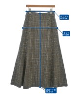 SHIPS any（シップスエニィ）ロング・マキシ丈スカート 茶 サイズ:38(M位) レディース/2200705698276