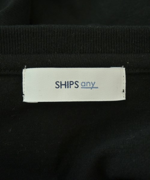 SHIPS any（シップスエニィ）Tシャツ・カットソー 黒 サイズ:F レディース/2200704942530