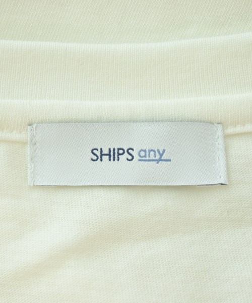 SHIPS any（シップスエニィ）Tシャツ・カットソー 白 サイズ:F レディース/2200704942547