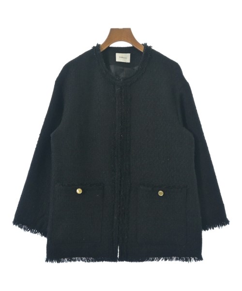 SHIPS any(シップスエニィ)ジャケット 黒 サイズ:F/2200662119029