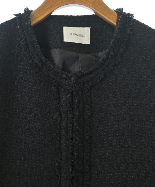 SHIPS any（シップスエニィ）ジャケット 黒 サイズ:F レディース/2200662119029