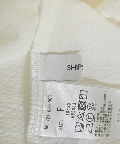 SHIPS any（シップスエニィ）カジュアルシャツ 白 サイズ:F レディース/2200660387086