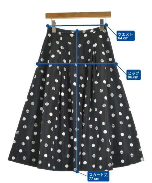 SHIPS any（シップスエニィ）ロング・マキシ丈スカート 黒 サイズ:38(M位) レディース/2200664343156