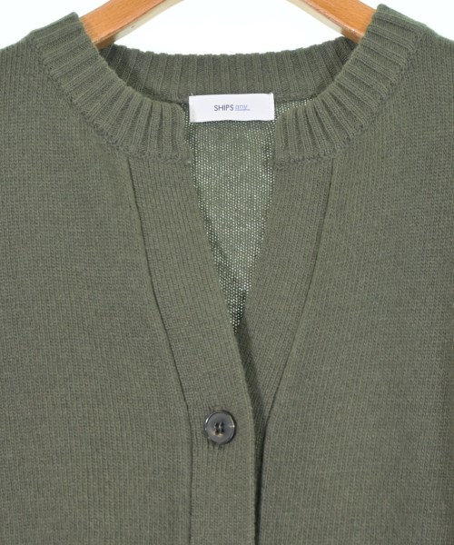 SHIPS any（シップスエニィ）カーディガン カーキ サイズ:F レディース/2200664782016