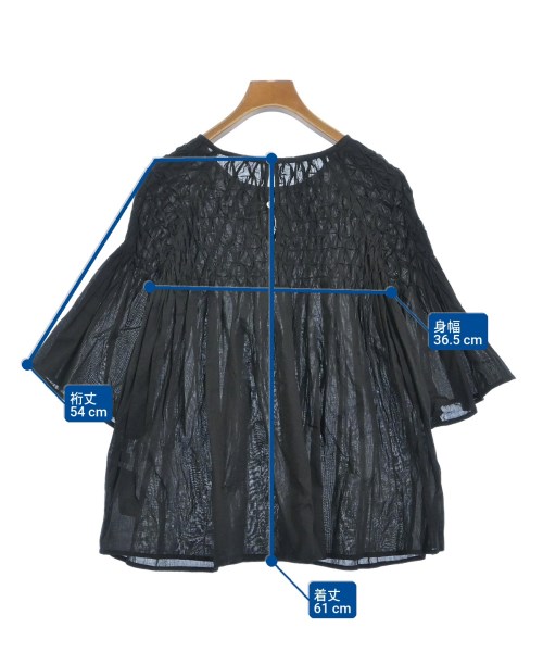 SHIPS any（シップスエニィ）ブラウス 黒 サイズ:F レディース/2200664454081