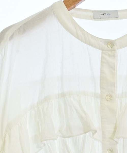 SHIPS any（シップスエニィ）カジュアルシャツ 白 サイズ:F レディース/2200664461027