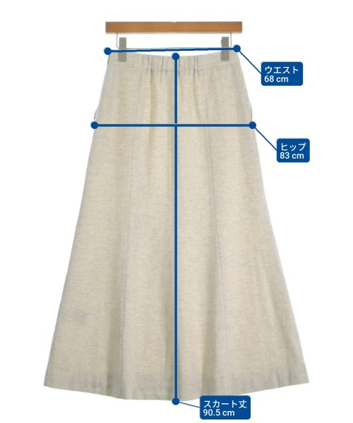 SHIPS any（シップスエニィ）ロング・マキシ丈スカート グレー サイズ:38(M位) レディース/2200667003057