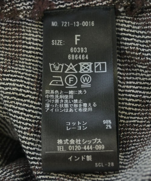 SHIPS any（シップスエニィ）ブラウス 茶 サイズ:F レディース/2200727734044