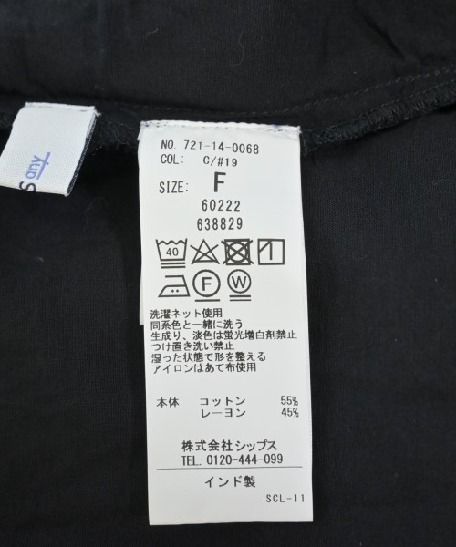 SHIPS any（シップスエニィ）ブラウス 黒 サイズ:F レディース/2200726004292