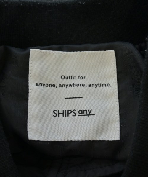 SHIPS any（シップスエニィ）ブルゾン 黒 サイズ:F レディース/2200726561047
