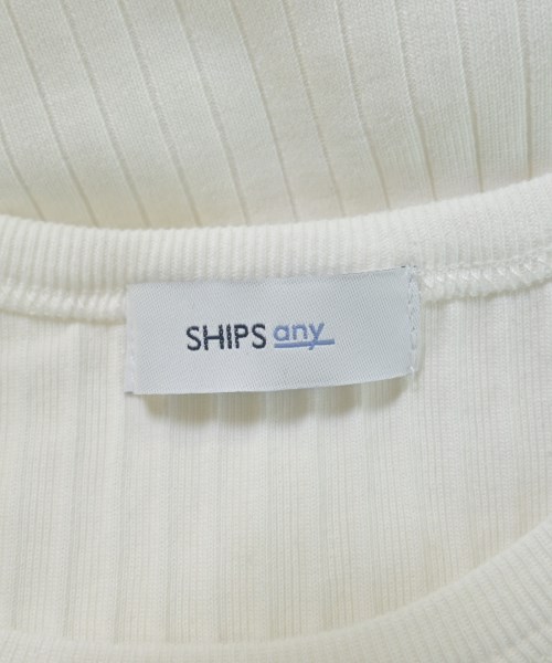 SHIPS any（シップスエニィ）Tシャツ・カットソー 白 サイズ:F レディース/2200674832046